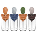 150ml Kitchen Oil Bottle Silicone Glass Oil Container With Brush Barbecue Spray Bottle Oil Dispenser For Kitchen Cooking BBQ