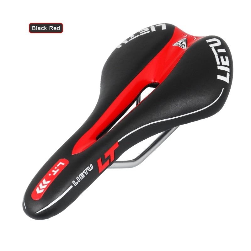 LIETU Bicycle Saddle MTB Road Bike Cycling Silicone Skid-Proof Saddle Seat Silica Gel Cushion Seat Leather Cycle Accessories