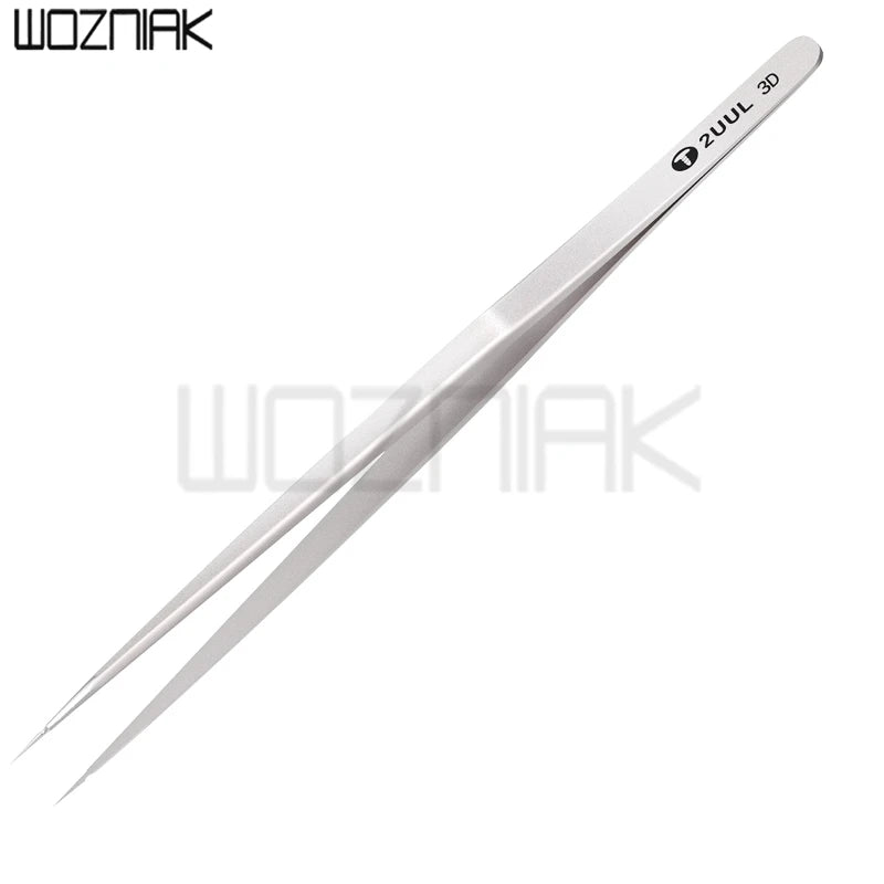 2UUL Hand Finish 3D Tweezer For Mobile Phone Stainless Steel High-Precision Flying Wire Tweezers Super Hard Extra-point Tweezers