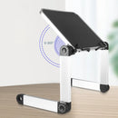 Foldable Reading Book Holder Bookcase Stand for Cookbook PC 360 Degree Adjustable Support Desk Organizer
