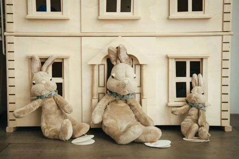 Nordic Cartoon Rabbit Plush Toys Baby Boy Girl Cute Long Ears Bunny Doll for Kids Soft Stuffed Sleeping Toys