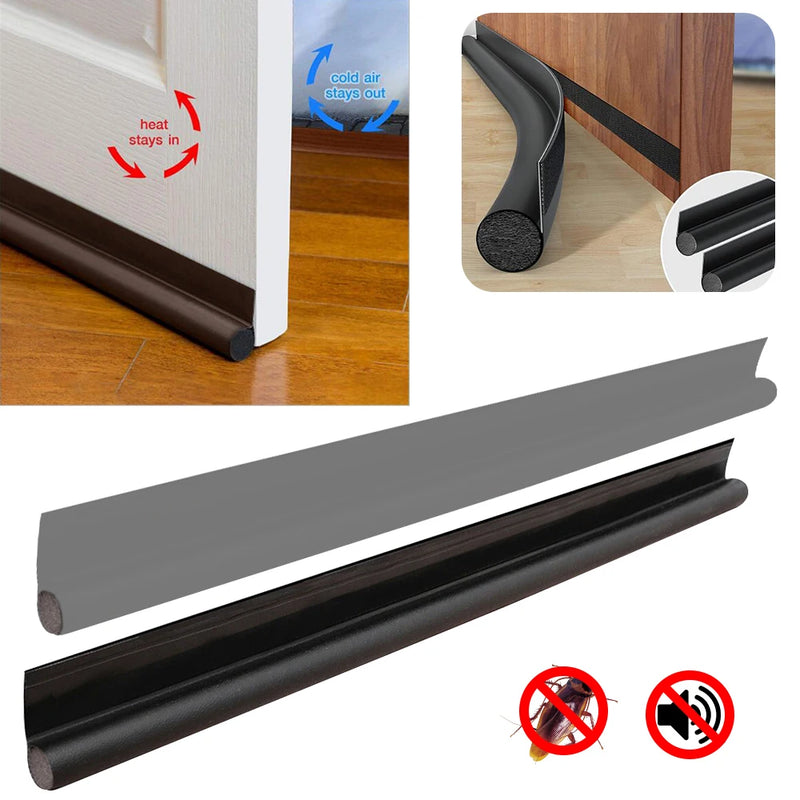 Door Bottom Sealing Strip Guard Wind Dust Threshold Seals Draft Stop, Dropshipping , Wholesaled