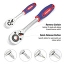 WORKPRO 108PC Car Repair Tool set Home Car Mechanic Tool Set Matte Plating Sockets Set Ratchet Spanners Wrench Socket Set