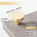 KAK Gold Cabinet Knobs Black Kitchen Handles Zinc Alloy Colorful Furniture Knobs for Kids Room 30mm Cupboard Door Pulls Hardware
