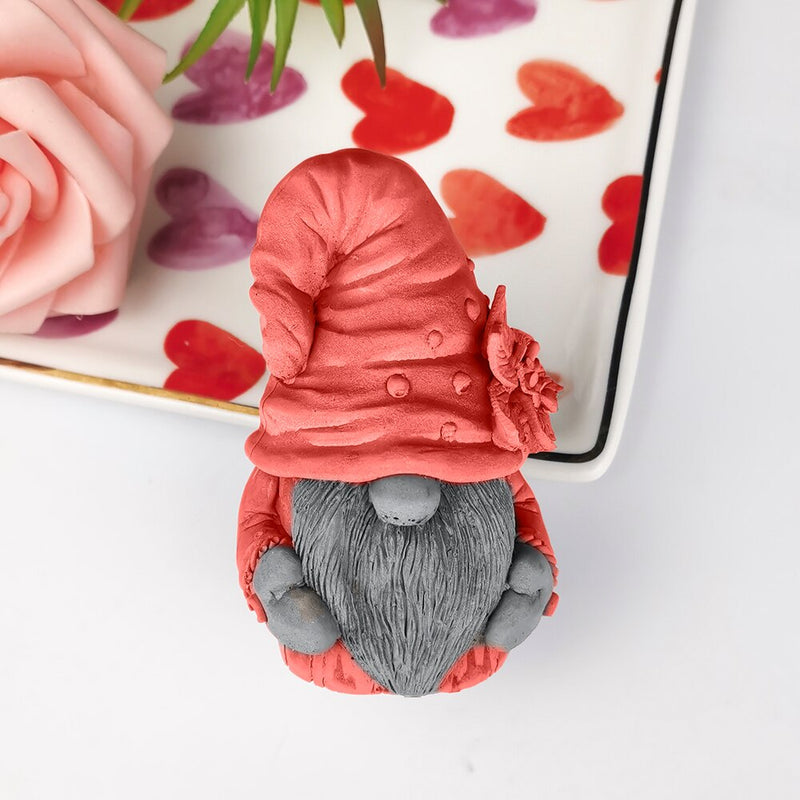 DW0227 PRZY Mould Silicone Wedding Birthday Candle Mold 3D Magician Old Man In A Hat Soap Molds Clay Resin Moulds