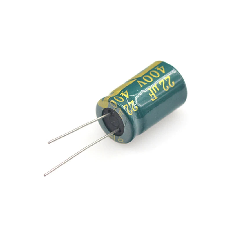 400V22uf 10x17mm High Frequency Low ESR Aluminum Capacitor 400v 22uf 22uf400v 400v22mf 22mf400v 400v22MFD 400wv 400vdc 33uf