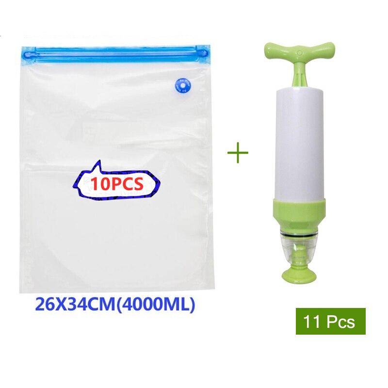 Reusable Vacuum Bags For Freezing Food Storage Seal Bags Fresh Keeping Seal Pack Kitchen Organizer Manual Vacuum Pump Machine