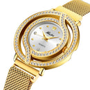 MISSFOX Magnetic Watch Women Luxury Brand Waterproof Diamond Women Watches Hollow Blue Quartz Elegant Gold Ladies Wrist Watch