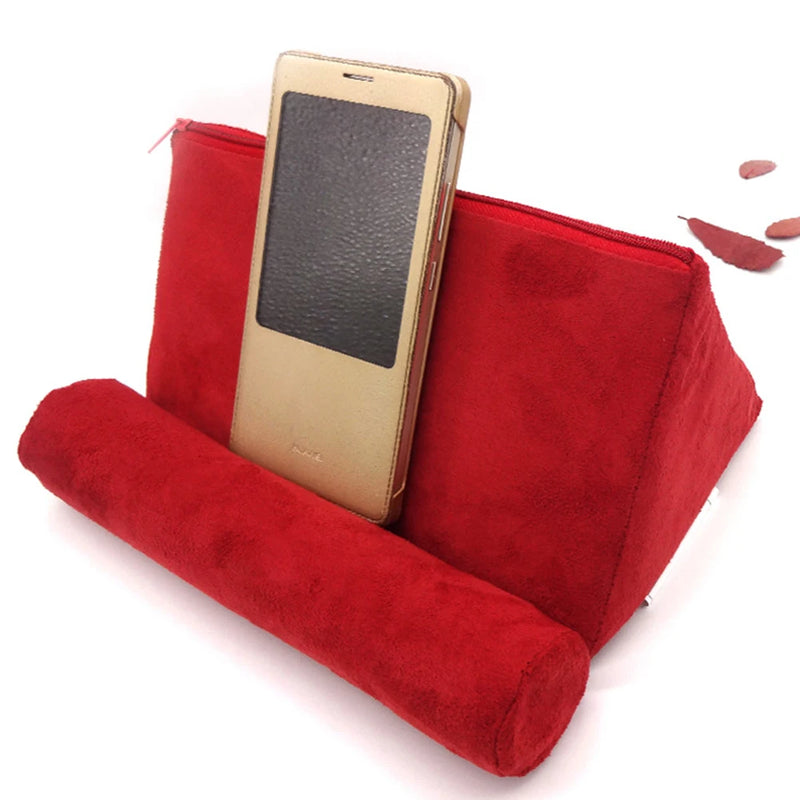 Tablet Holder Bed Sponge Office Portable Mobilephone Rest Foldable Book Reading Cushion Soft Car Support Pillow Stand