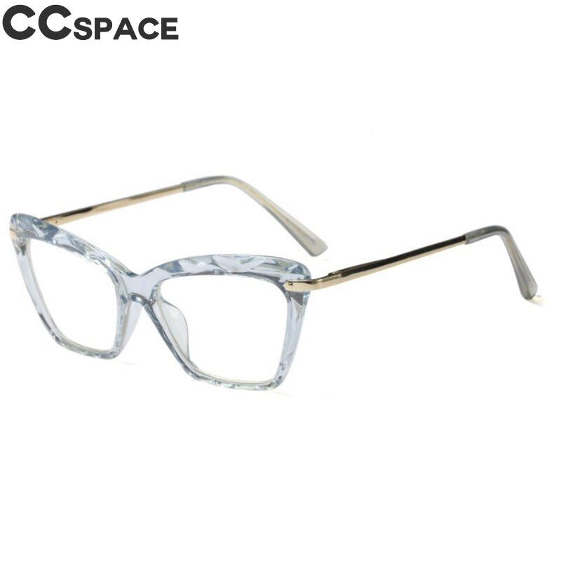45591 Tr90 Anti Blue Light Cat Eye Glasses Frame Men Women Optical Fashion Computer Eyeglasses