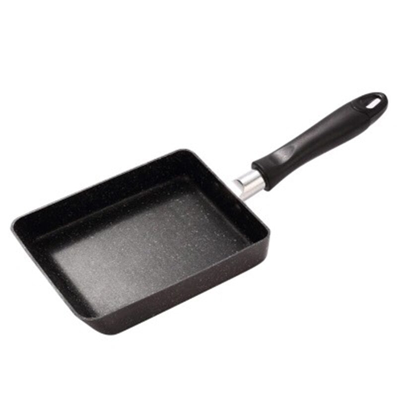 Stainless Steel Nonstick Frying Pan Handel Pancake Omelette Egg Pots and Pans Rectangle Cookware Set Deep Gas Induction