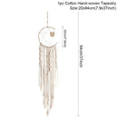 Nordic Stern Mond Makramee Heimdekoration Accessoires Boho Deko Ramadan Mädchen Kinder Babyzimmer Wanddeko Traumfänger Wandbehänge