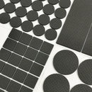 Furniture Leg Rug Anti Scratch Floor Protectors Chair Table Foot Covers Anti Slip Furniture Chair Leg Caps Black Self Adhesive