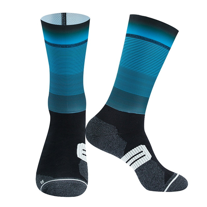 Anti Slip Professional Bike Socks Bicycle Compression Sport Sock Men And Women Street Sports Socks Racing Cycling Socks