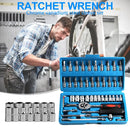 46pcs Socket Set Car Repair Tool Ratchet Spanner Wrench Set Pawl Socket Spanner Screwdriver Professional Metalworking Tool Kit