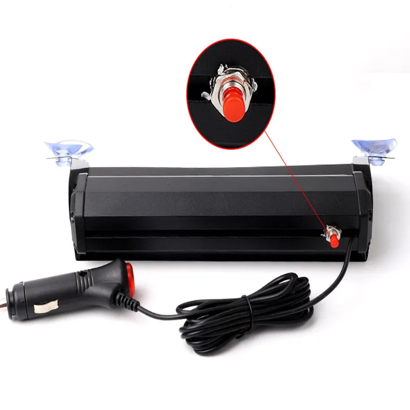 New 8LED 12V Car LED Strobe Light Truck Emergency Flasher Dash Strobe Warning Light Day Running Flash Led Police Lights Red/Blue