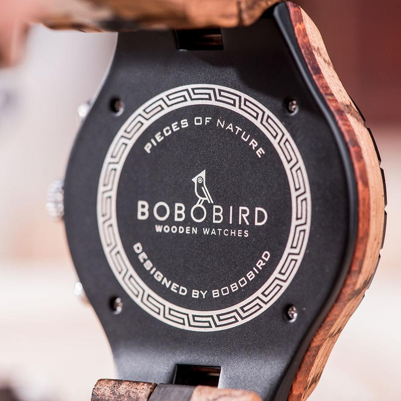 Bobo Bird Men Watches 2020 Luxury Wooden Men&