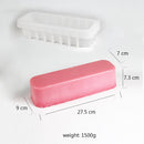 Boowan Nicole Silicone Soap Mold DIY Rectangle Toast Loaf Mould Handmade CP and MP Soap Making Supplies