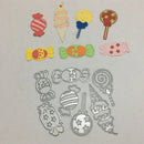 Candy Frame Set Metal Cutting Dies Lollipop Die Cut Stencil Scrapbooking Embossing 2024 New Christmas Craft Stamps And Dies