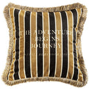 DUNXDECO Cushion Cover Decorative Pillow Case European Luxury Art Gold Yellow Bee Print Velvet Soft Coussin Sofa Chair Cushion