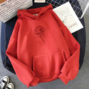 Plus Samt-Sweatshirts Damen Weiß Damen-Kleid mit Kapuze Hoodies Damen Langarm Casual Kapuzenpullover Oversized Pullover Tops