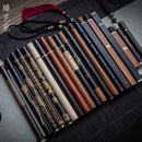 1pc Wood Incense Tube Natural Square Wooden Incense Stick Barrel Holder Convenient Carrying