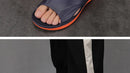 Summer Men Rubber Slippers Beach Shoes Slides Slates Palm Clap Casual Outdoor Indoor Home House Soft Comfortable Big Size 50 51