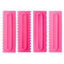 Cake Decorating Comb Cake Scraper Smoother Cream Decorating Pastry Icing Comb Fondant Spatulas Baking Pastry Tools