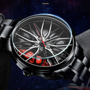 New Watches Men Sports Car Men Watches Quartz Waterproof Sport Rim Hub Wheel Wristwatch Car Quartz Men&