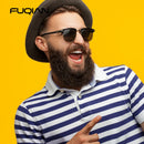 Klassische Halbrand Polarisierte Sonnenbrille Herren Damen Retro Nieten Kleine Sonnenbrille Männlich Beliebt Schwarz Blendschutz Reisebrille