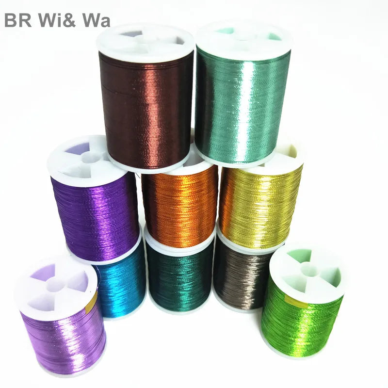 BR Wi&Wa  Metallic Thread  230m/Spool Size A Fishing Rod Component DIY Rod Building Repair 1pc /lot