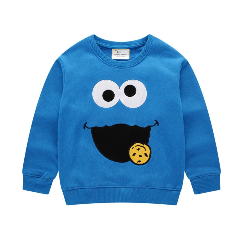 Boys Clothing Cotton Sweatshirts for Autumn Winter Tops Children Hoody Shirts Cartoon Printed Kids Sport Sweaters Boys Girl