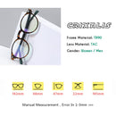 CRIXALIS Vintage Blue Light Blocking Glasses Women Round Flexible Optics Reading Frame Computer Gaming Eyewear Men UV400