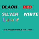 Ctcmfashion 16 PCs Scott bicycle vinyl pattern cover scratch automatic luminous agent aufklebe sunscreen waterproof sticker