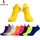 Athletic Sport Ankle Boat Socks Nylon Outdoor Basketball Bike Running Football Breathable Non-Slip Candy Color No Show Socks