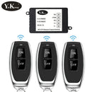 433,92 MHz Fernbedienungsschalter DC 12V 10A Relaiskontakt Zutrittskontrolle Schloss Elektrische Tür Funk-Schalter Smart Home RF RC