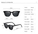 2024 Brand Designer Women Sunglasses TR90 polarized sunglasses women driving Square sunglasses Female goggles UV400 Gafas De Sol