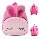Mode Kinder Schulranzen 3D Cartoon-Druck Plüsch Kinder Rucksack Kindergarten Jungen und Mädchen Schulranzen Mini-Rucksack Büchertasche