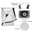 Photography Lighting Kit With 2x2M Photo Background Muslin Backdrops Softbox Light Stand Portable Bag Soft BoxFor Photo Studio