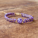Natural Stone String Beads Braided Yoga Bracelet & Bangle Women Men Handmade DIY Jewelry Bohemia Charm Warp Bracelet Friendship