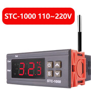 Digital Temperature Controller STC-1000 220V 12V two relay Thermostat controller for incubator Heating Cooling Thermoregulator