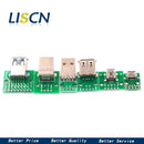 5pcs Mini Micro USB USB A Male USB 2.0 3.0 A Female USB B Connector Interface to 2.54mm DIP PCB Converter Adapter Breakout Board