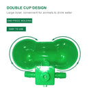 30 sets Bird Dringking Bowls Water Drinker for Pigeon Quail Automatic Chicken Drinking double Cups with Screws Bird Feeder Tools
