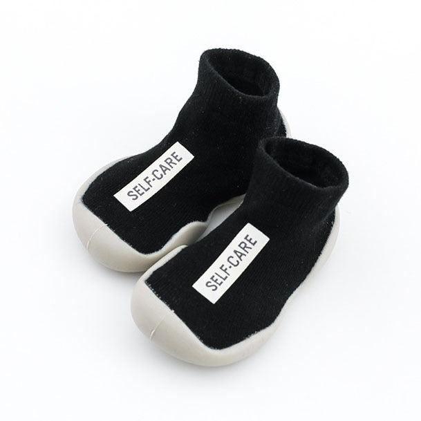 Toddler Indoor Sock Shoes Newborn Baby Socks Autumn Terry Cotton Baby Girl Sock with Rubber Soles Infant Animal Cat Funny Sock