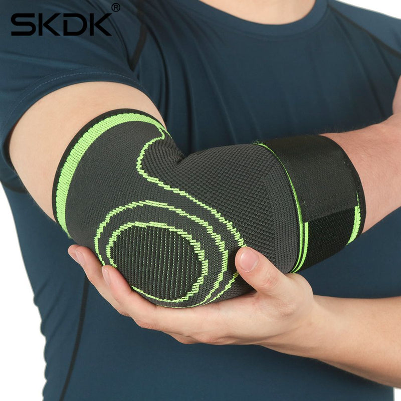 SKDK 4PC/Set Compression Knee Sleeve Sports Running Basketball Fitness Cycling Tennis Knee Ankle Elbow Wrist Support Set