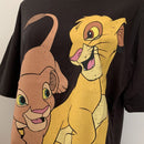 Disney Stylish The Lion King King of the Jungle Cartoon Print T-Shirt O-Neck Pullover Short Sleeve Casual Fashion Women Tee Tops