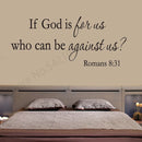 Bible series Characters Wallpaper Stickers for Rooms Wall Sofa generation carvings Verse Wall Art Home decoration If god 8:31