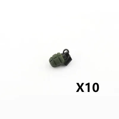 WW2 Military Weapon Building Blocks US Army Figures Guns Two-color Printing M1 Rifle M1A1 Submachine Gun Accessories Toys C270