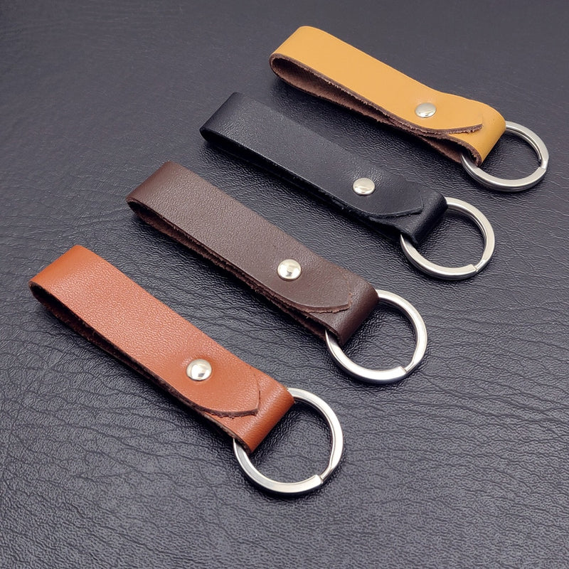 Personalized Leather Keychain, Personalized Coordinates, Messages, Names. Permanent Engraved. Anniversary Gift fo