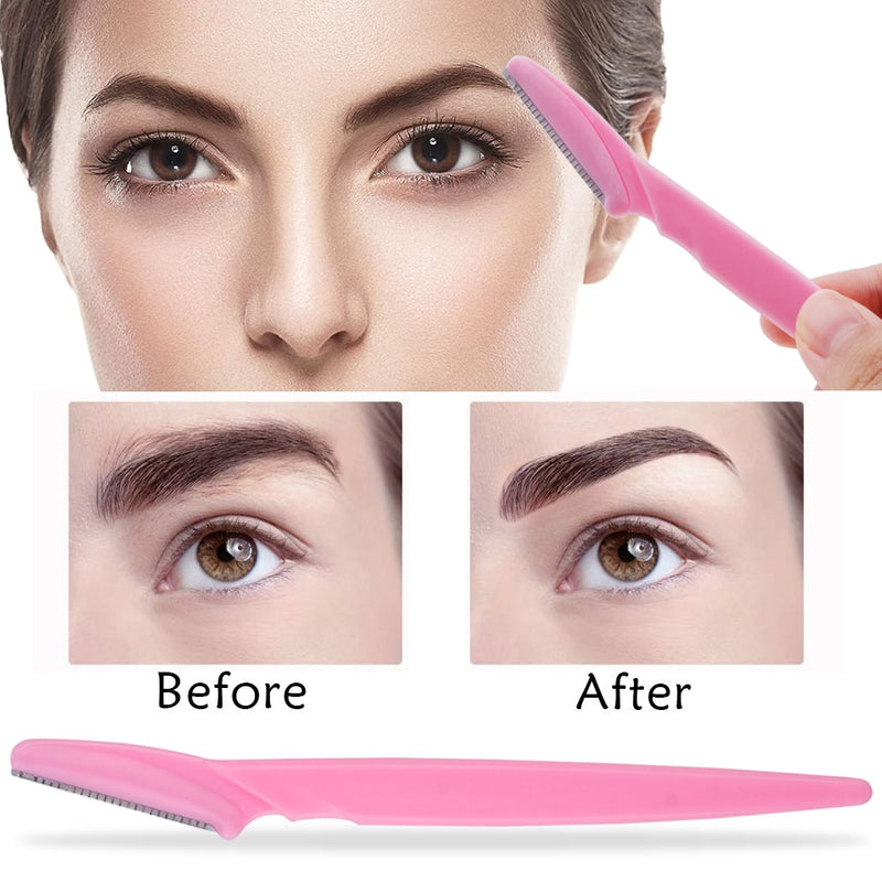 20/40/80Pcs Eye Brow Safe Face Blades Shaping Knife Eyebrow Trimmer Shaver Face Hair Removal Blades Cutter Woman Makeup Tools